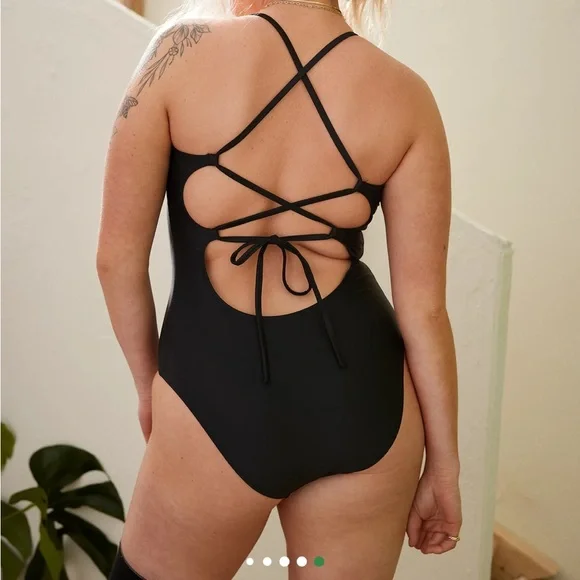 Aerie Black One-Piece Swimsuit - Picture 6 of 10